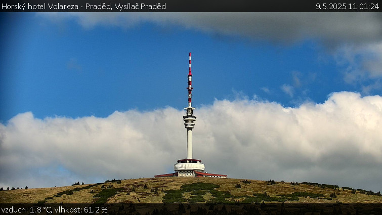 Horský hotel Volareza - Praděd - Vysílač Praděd - 9.5.2025 v 11:01 Horský hotel Volareza - Praděd - Vysílač Praděd - 9.5.2025 v 11:01