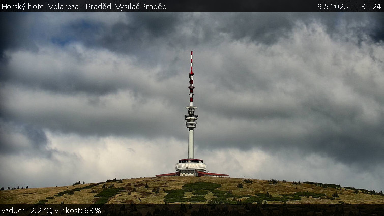 Horský hotel Volareza - Praděd - Vysílač Praděd - 9.5.2025 v 11:31 Horský hotel Volareza - Praděd - Vysílač Praděd - 9.5.2025 v 11:31