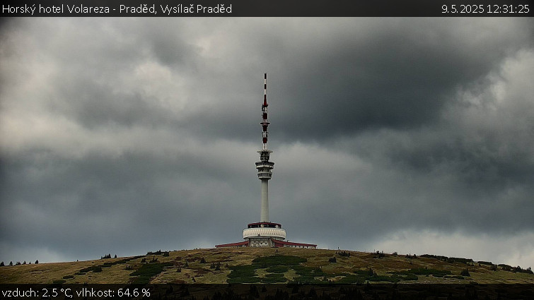 Horský hotel Volareza - Praděd - Vysílač Praděd - 9.5.2025 v 12:31 Horský hotel Volareza - Praděd - Vysílač Praděd - 9.5.2025 v 12:31