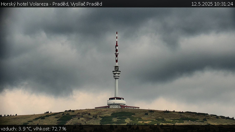 Horský hotel Volareza - Praděd - Vysílač Praděd - 12.5.2025 v 10:31 Horský hotel Volareza - Praděd - Vysílač Praděd - 12.5.2025 v 10:31
