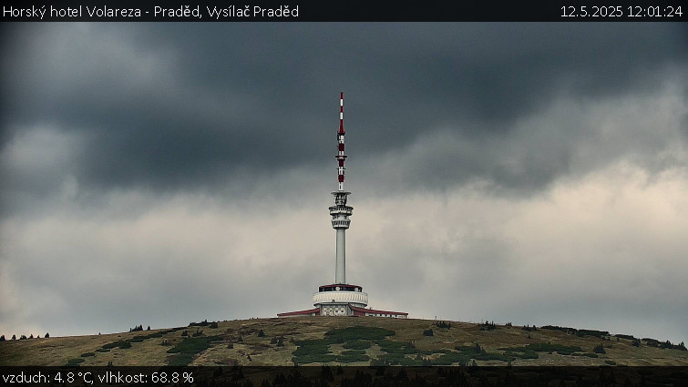 Horský hotel Volareza - Praděd - Vysílač Praděd - 12.5.2025 v 12:01 Horský hotel Volareza - Praděd - Vysílač Praděd - 12.5.2025 v 12:01