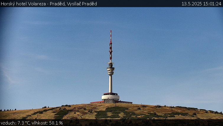 Horský hotel Volareza - Praděd - Vysílač Praděd - 13.5.2025 v 15:01 Horský hotel Volareza - Praděd - Vysílač Praděd - 13.5.2025 v 15:01