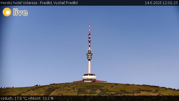 Horský hotel Volareza - Praděd - Vysílač Praděd - 14.6.2025 v 12:01