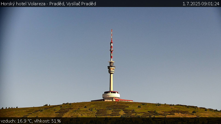 Horský hotel Volareza - Praděd - Vysílač Praděd - 1.7.2025 v 09:01 Horský hotel Volareza - Praděd - Vysílač Praděd - 1.7.2025 v 09:01