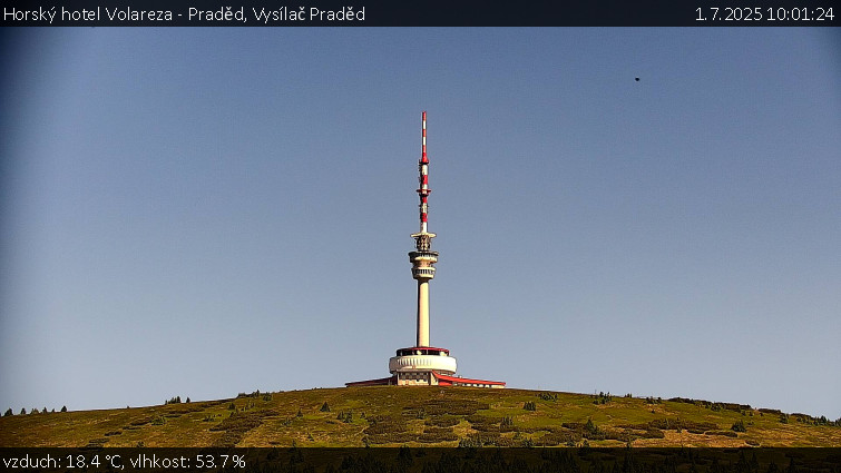 Horský hotel Volareza - Praděd - Vysílač Praděd - 1.7.2025 v 10:01 Horský hotel Volareza - Praděd - Vysílač Praděd - 1.7.2025 v 10:01