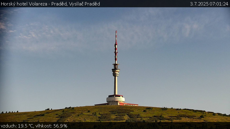 Horský hotel Volareza - Praděd - Vysílač Praděd - 3.7.2025 v 07:01