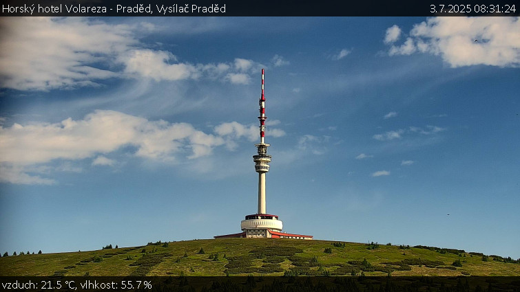 Horský hotel Volareza - Praděd - Vysílač Praděd - 3.7.2025 v 08:31