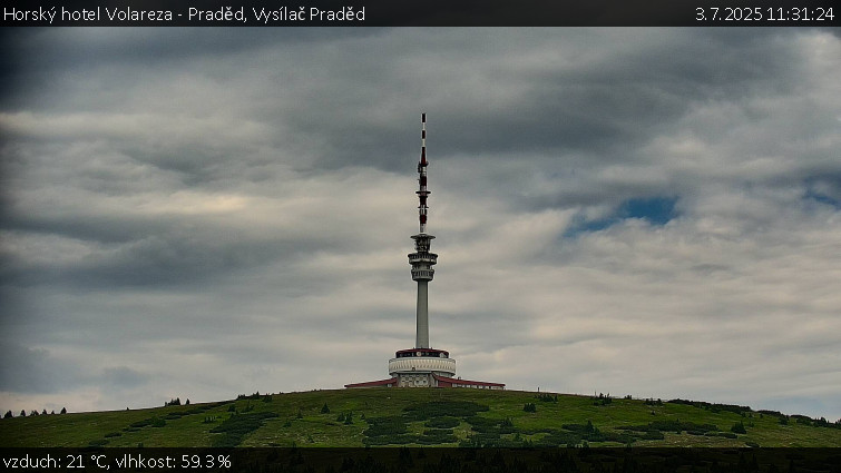 Horský hotel Volareza - Praděd - Vysílač Praděd - 3.7.2025 v 11:31