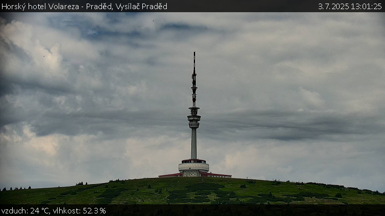 Horský hotel Volareza - Praděd - Vysílač Praděd - 3.7.2025 v 13:01