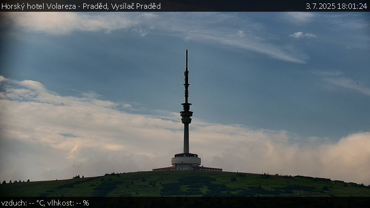 Horský hotel Volareza - Praděd - Vysílač Praděd - 3.7.2025 v 18:01