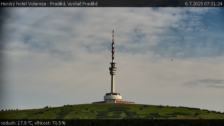Horský hotel Volareza - Praděd - Vysílač Praděd - 6.7.2025 v 07:31 Horský hotel Volareza - Praděd - Vysílač Praděd - 6.7.2025 v 07:31