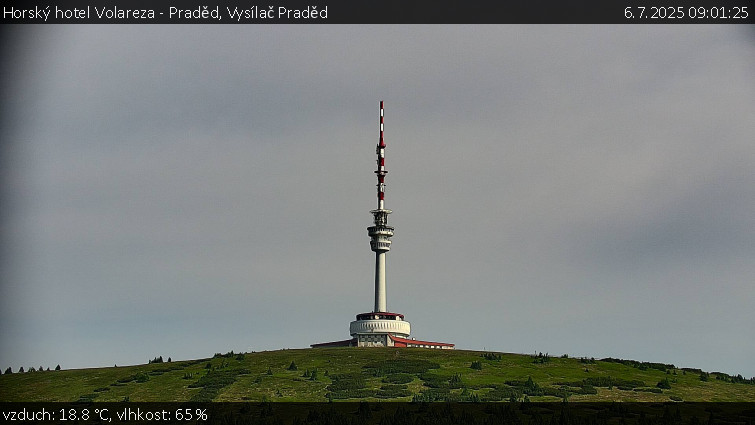 Horský hotel Volareza - Praděd - Vysílač Praděd - 6.7.2025 v 09:01 Horský hotel Volareza - Praděd - Vysílač Praděd - 6.7.2025 v 09:01