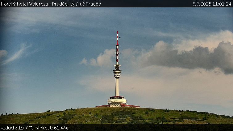 Horský hotel Volareza - Praděd - Vysílač Praděd - 6.7.2025 v 11:01 Horský hotel Volareza - Praděd - Vysílač Praděd - 6.7.2025 v 11:01