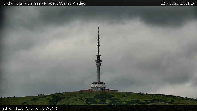 Horský hotel Volareza - Praděd - Vysílač Praděd - 12.7.2025 v 17:01
