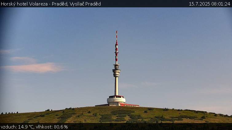 Horský hotel Volareza - Praděd - Vysílač Praděd - 15.7.2025 v 08:01 Horský hotel Volareza - Praděd - Vysílač Praděd - 15.7.2025 v 08:01