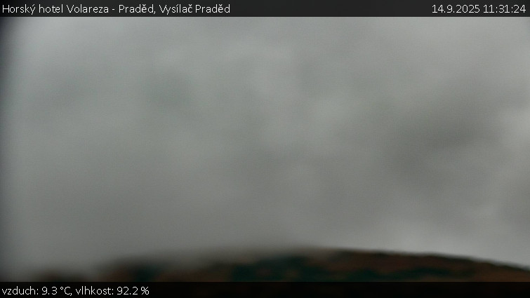 Horský hotel Volareza - Praděd - Vysílač Praděd - 14.9.2025 v 11:31