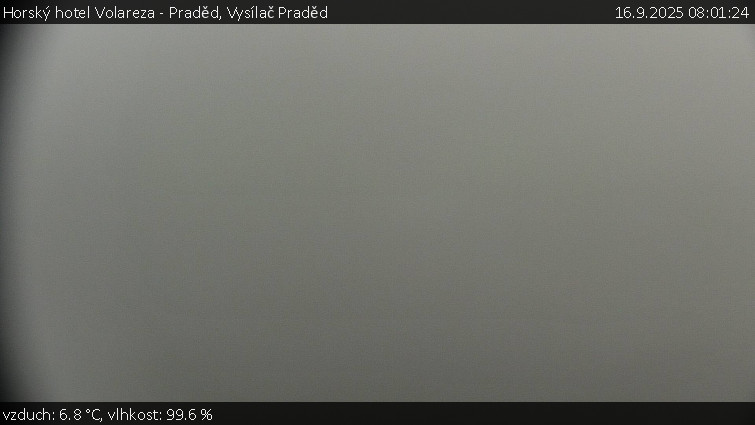 Horský hotel Volareza - Praděd - Vysílač Praděd - 16.9.2025 v 08:01