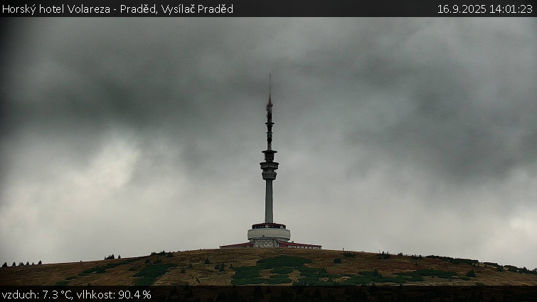 Horský hotel Volareza - Praděd - Vysílač Praděd - 16.9.2025 v 14:01