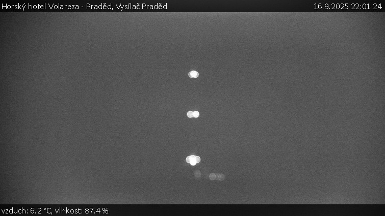 Horský hotel Volareza - Praděd - Vysílač Praděd - 16.9.2025 v 22:01 Horský hotel Volareza - Praděd - Vysílač Praděd - 16.9.2025 v 22:01