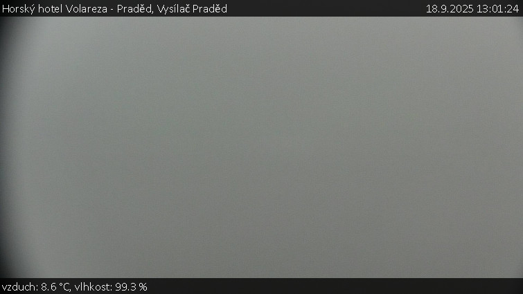 Horský hotel Volareza - Praděd - Vysílač Praděd - 18.9.2025 v 13:01