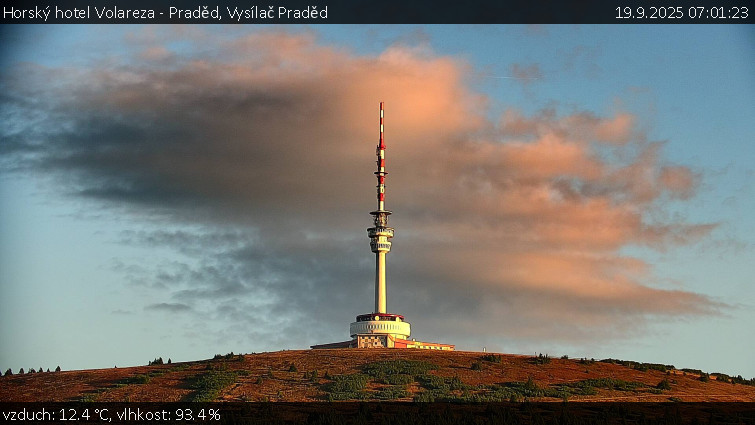 Horský hotel Volareza - Praděd - Vysílač Praděd - 19.9.2025 v 07:01