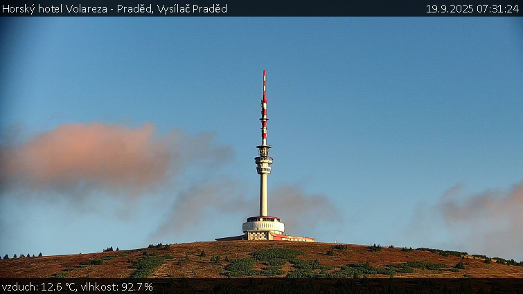 Horský hotel Volareza - Praděd - Vysílač Praděd - 19.9.2025 v 07:31