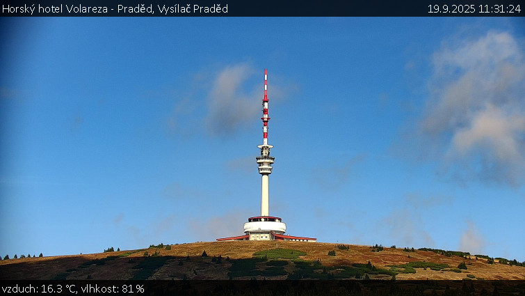 Horský hotel Volareza - Praděd - Vysílač Praděd - 19.9.2025 v 11:31