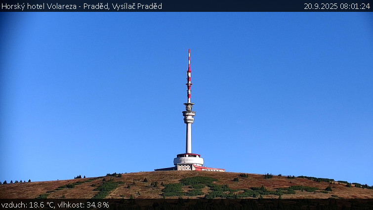 Horský hotel Volareza - Praděd - Vysílač Praděd - 20.9.2025 v 08:01 Horský hotel Volareza - Praděd - Vysílač Praděd - 20.9.2025 v 08:01
