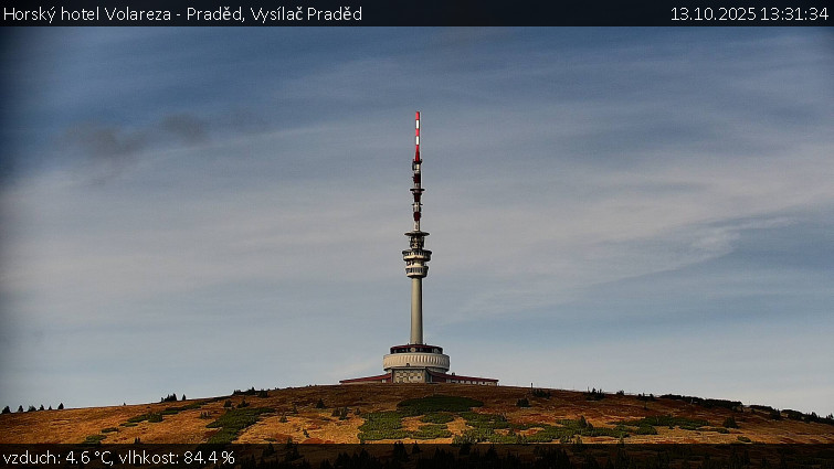 Horský hotel Volareza - Praděd - Vysílač Praděd - 13.10.2025 v 13:31