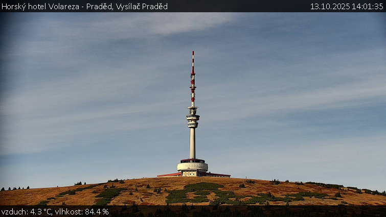Horský hotel Volareza - Praděd - Vysílač Praděd - 13.10.2025 v 14:01