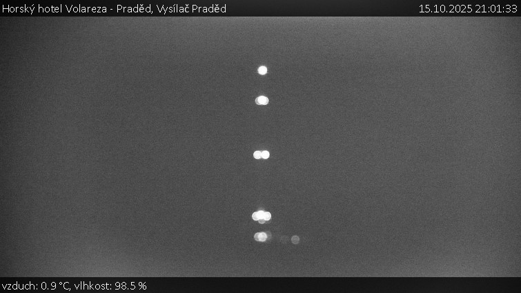 Horský hotel Volareza - Praděd - Vysílač Praděd - 15.10.2025 v 21:01 Horský hotel Volareza - Praděd - Vysílač Praděd - 15.10.2025 v 21:01