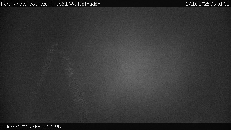 Horský hotel Volareza - Praděd - Vysílač Praděd - 17.10.2025 v 03:01 Horský hotel Volareza - Praděd - Vysílač Praděd - 17.10.2025 v 03:01