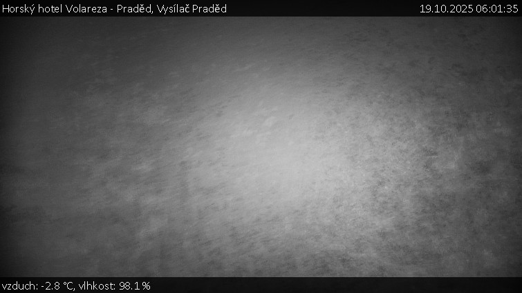 Horský hotel Volareza - Praděd - Vysílač Praděd - 19.10.2025 v 06:01 Horský hotel Volareza - Praděd - Vysílač Praděd - 19.10.2025 v 06:01