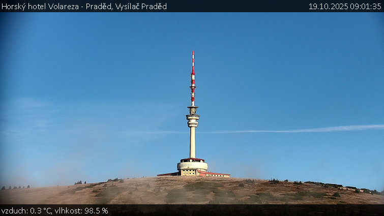 Horský hotel Volareza - Praděd - Vysílač Praděd - 19.10.2025 v 09:01 Horský hotel Volareza - Praděd - Vysílač Praděd - 19.10.2025 v 09:01