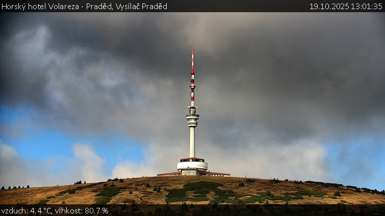 Horský hotel Volareza - Praděd - Vysílač Praděd - 19.10.2025 v 13:01 Horský hotel Volareza - Praděd - Vysílač Praděd - 19.10.2025 v 13:01