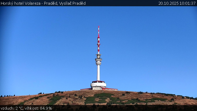 Horský hotel Volareza - Praděd - Vysílač Praděd - 20.10.2025 v 10:01 Horský hotel Volareza - Praděd - Vysílač Praděd - 20.10.2025 v 10:01