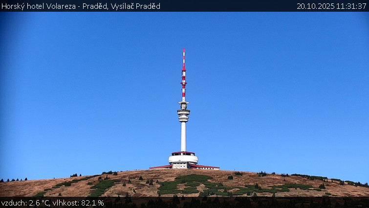 Horský hotel Volareza - Praděd - Vysílač Praděd - 20.10.2025 v 11:31 Horský hotel Volareza - Praděd - Vysílač Praděd - 20.10.2025 v 11:31
