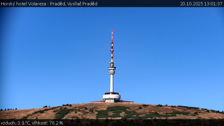 Horský hotel Volareza - Praděd - Vysílač Praděd - 20.10.2025 v 13:01 Horský hotel Volareza - Praděd - Vysílač Praděd - 20.10.2025 v 13:01