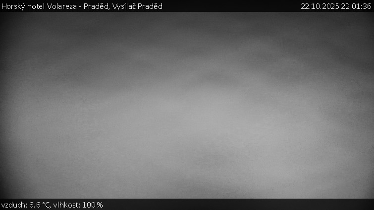 Horský hotel Volareza - Praděd - Vysílač Praděd - 22.10.2025 v 22:01 Horský hotel Volareza - Praděd - Vysílač Praděd - 22.10.2025 v 22:01