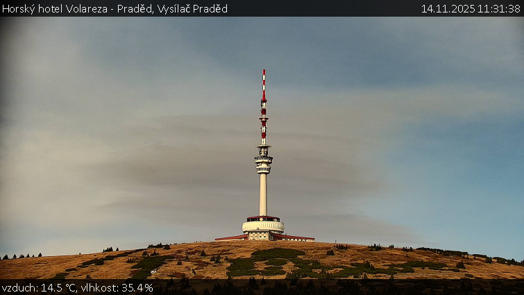 Horský hotel Volareza - Praděd - Vysílač Praděd - 14.11.2025 v 11:31