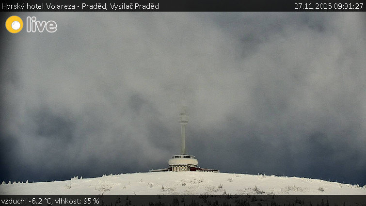 Horský hotel Volareza - Praděd - Vysílač Praděd - 27.11.2025 v 09:31