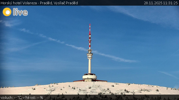 Horský hotel Volareza - Praděd - Vysílač Praděd - 28.11.2025 v 11:31