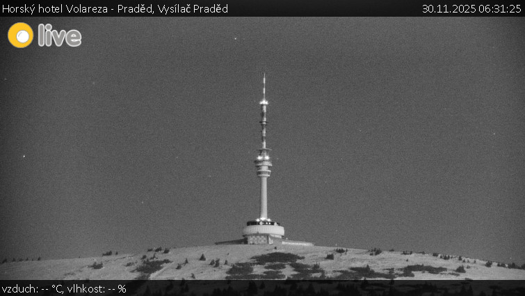 Horský hotel Volareza - Praděd - Vysílač Praděd - 30.11.2025 v 06:31