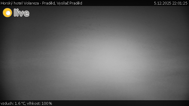 Horský hotel Volareza - Praděd - Vysílač Praděd - 5.12.2025 v 22:01