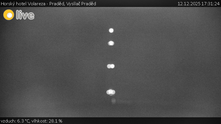 Horský hotel Volareza - Praděd - Vysílač Praděd - 12.12.2025 v 17:31
