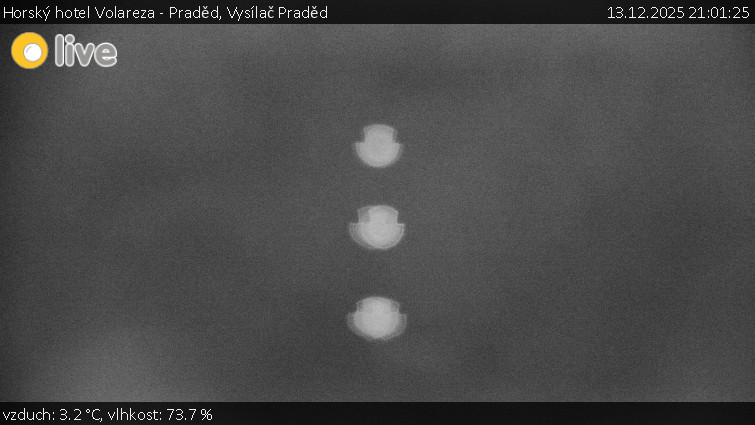 Horský hotel Volareza - Praděd - Vysílač Praděd - 13.12.2025 v 21:01