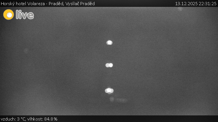 Horský hotel Volareza - Praděd - Vysílač Praděd - 13.12.2025 v 22:31