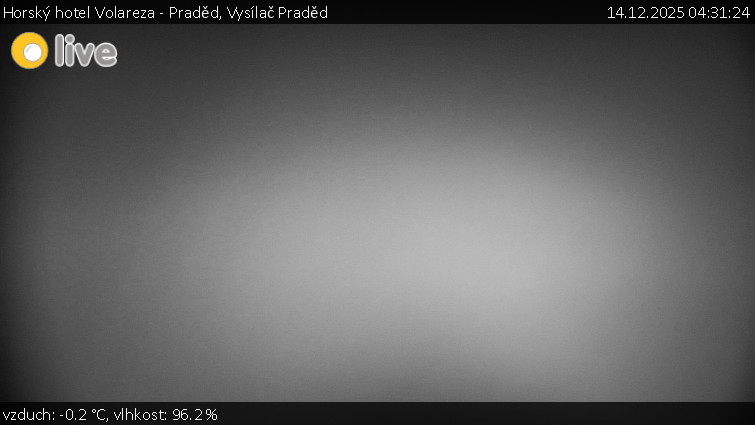 Horský hotel Volareza - Praděd - Vysílač Praděd - 14.12.2025 v 04:31