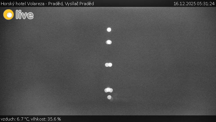 Horský hotel Volareza - Praděd - Vysílač Praděd - 16.12.2025 v 05:31
