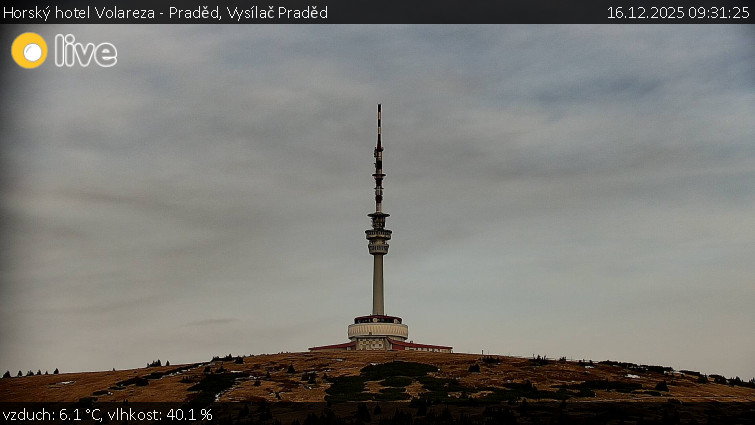 Horský hotel Volareza - Praděd - Vysílač Praděd - 16.12.2025 v 09:31
